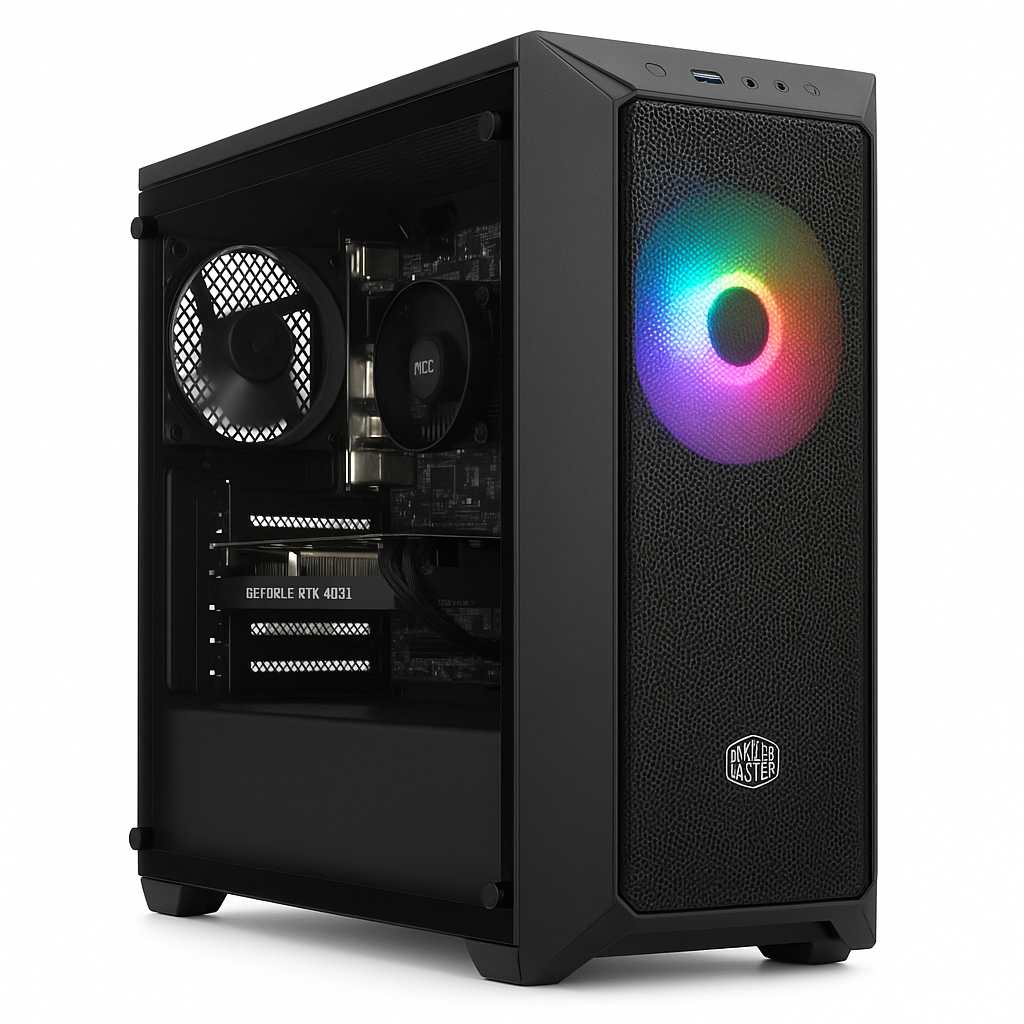 Vulcan X7600 – PC Gaming Ryzen 5 7600 | RTX 4060 / 4060 Ti | 32GB DDR5 | 1TB SSD NVMe