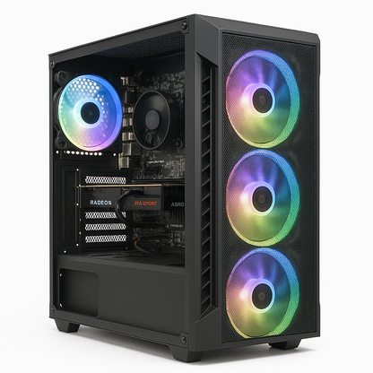 PC Gaming  ShadowStrike 5 – Ryzen 5 5500, RX6500XT, RGB – Configurabile & Assemblato in Italia